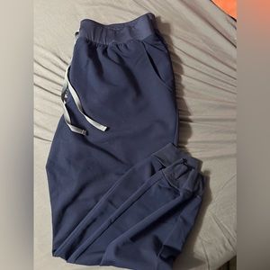 Figs 3XLT High Waisted Zamora Jogger scrub pants- Navy